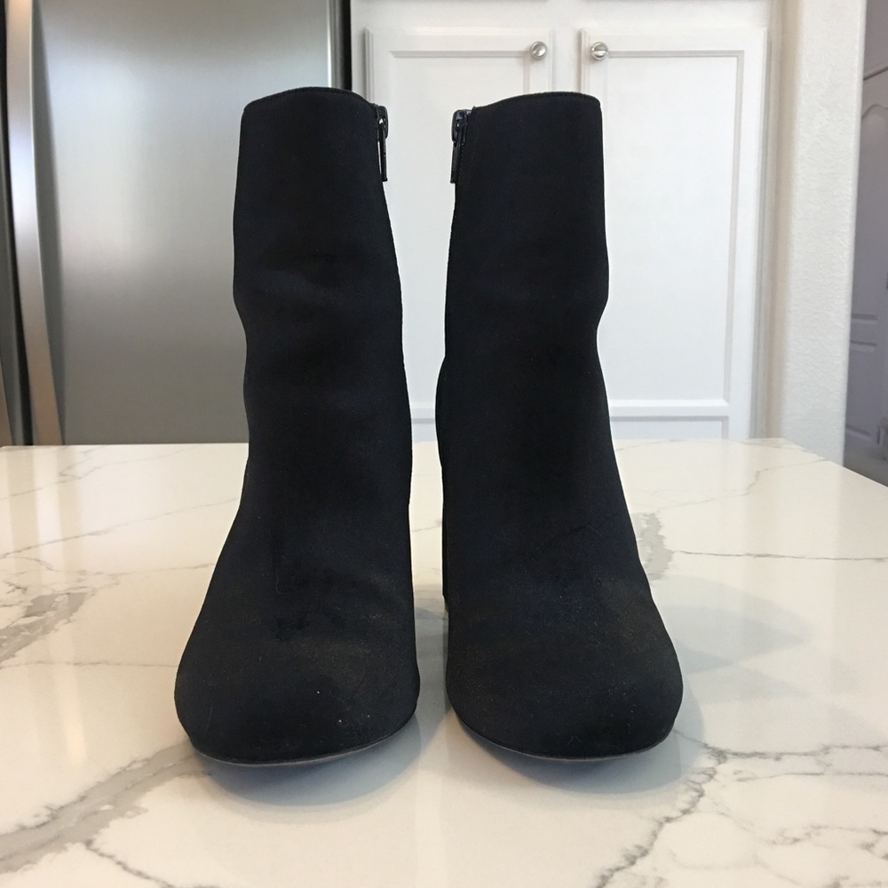 Topshop Literally High Cut Boot - Black Velvet EU 38/US 7.5 - Picture 3 of 17